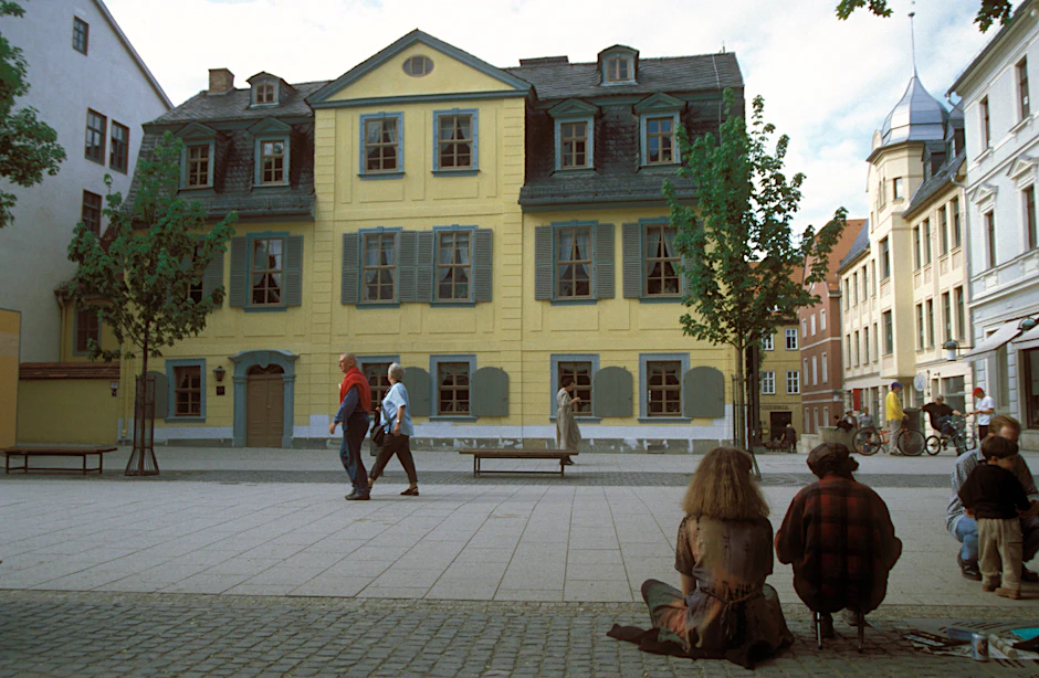 Thüringer Museen wissen immer noch nicht, wie viel Fördermittel sie im laufen Jahr erhalten werden (Im Bild: Das Schiller-Haus in Weimar)
