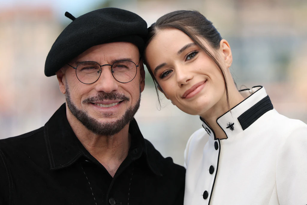 John Travolta und seine Tochter Ella Bleu beim Filmfestival in Cannes.