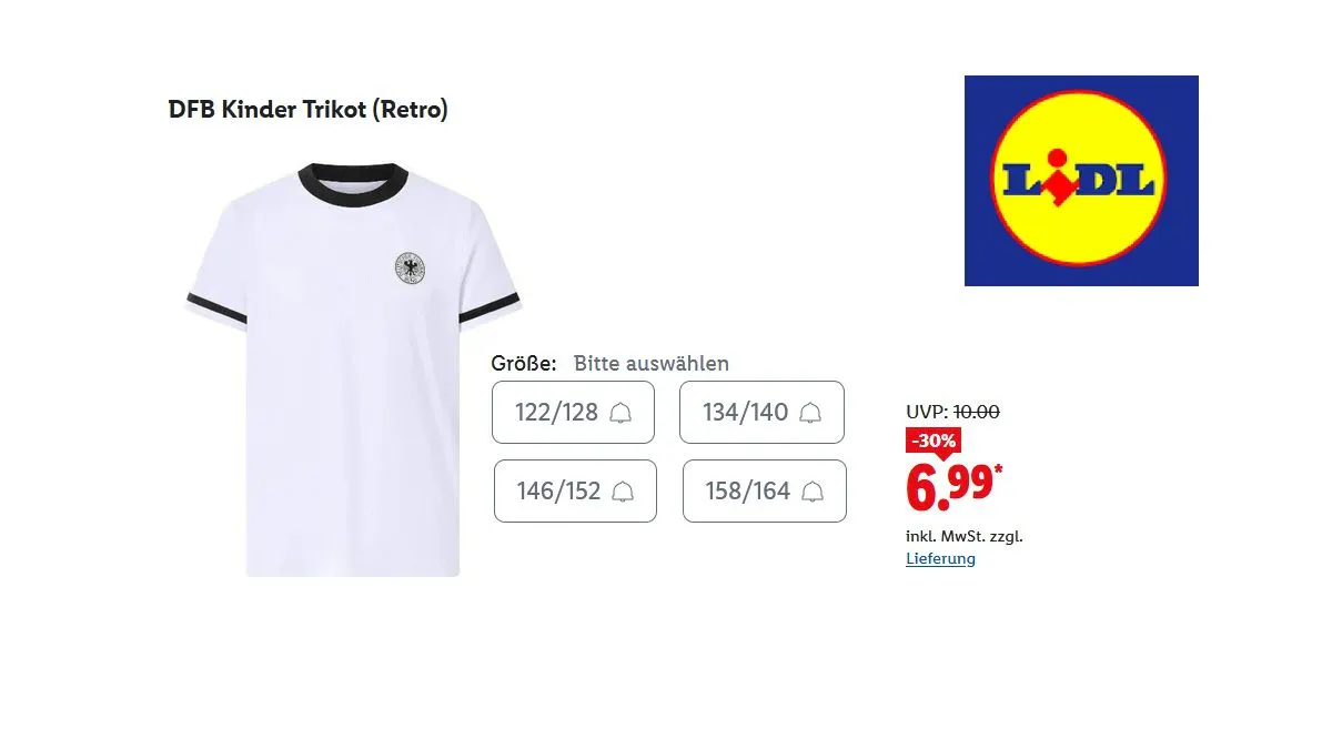 DFB Kinder Trikot
