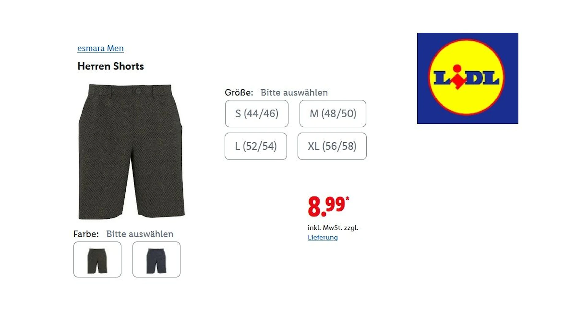 Esmara Herren Short