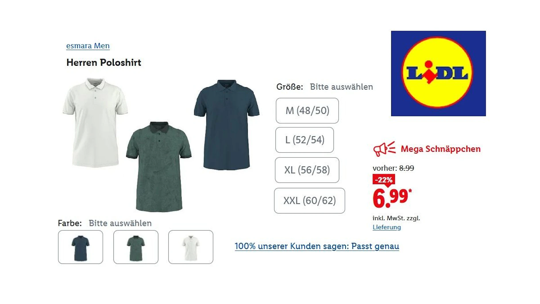 Esmara Herren Poloshirt
