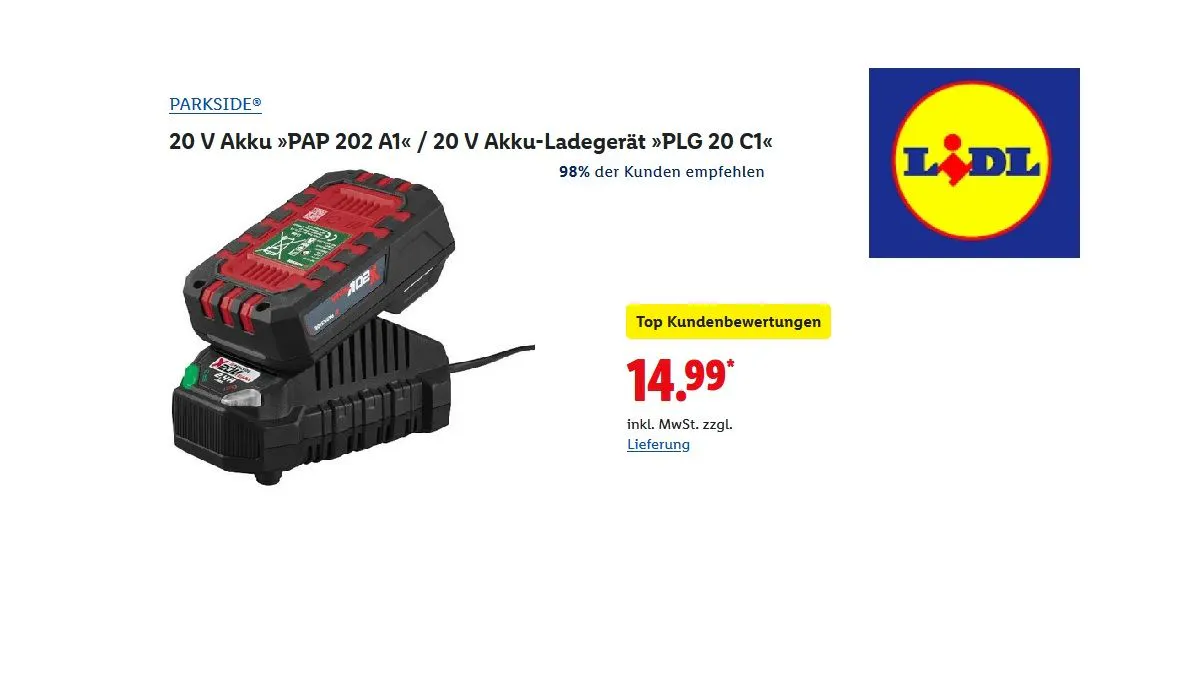 PARKSIDE Akku Ladegerät