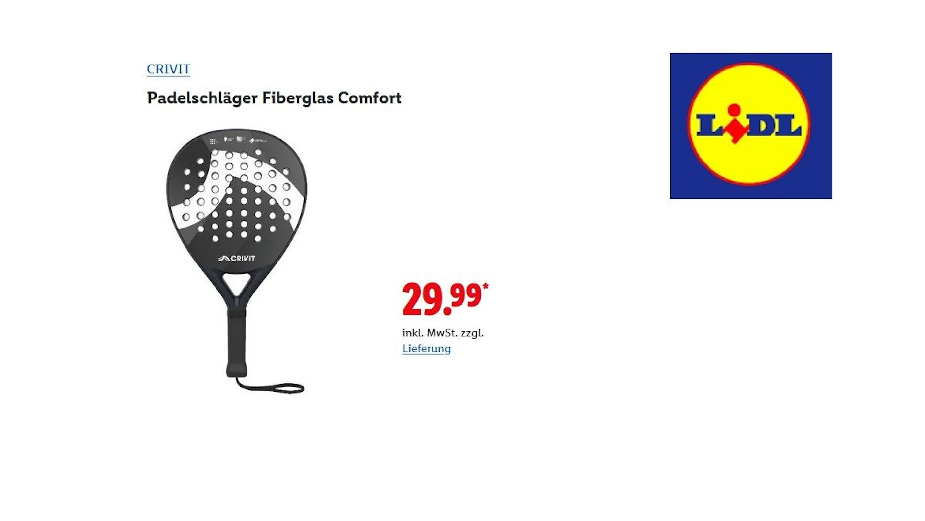 CRIVIT Padelschläger