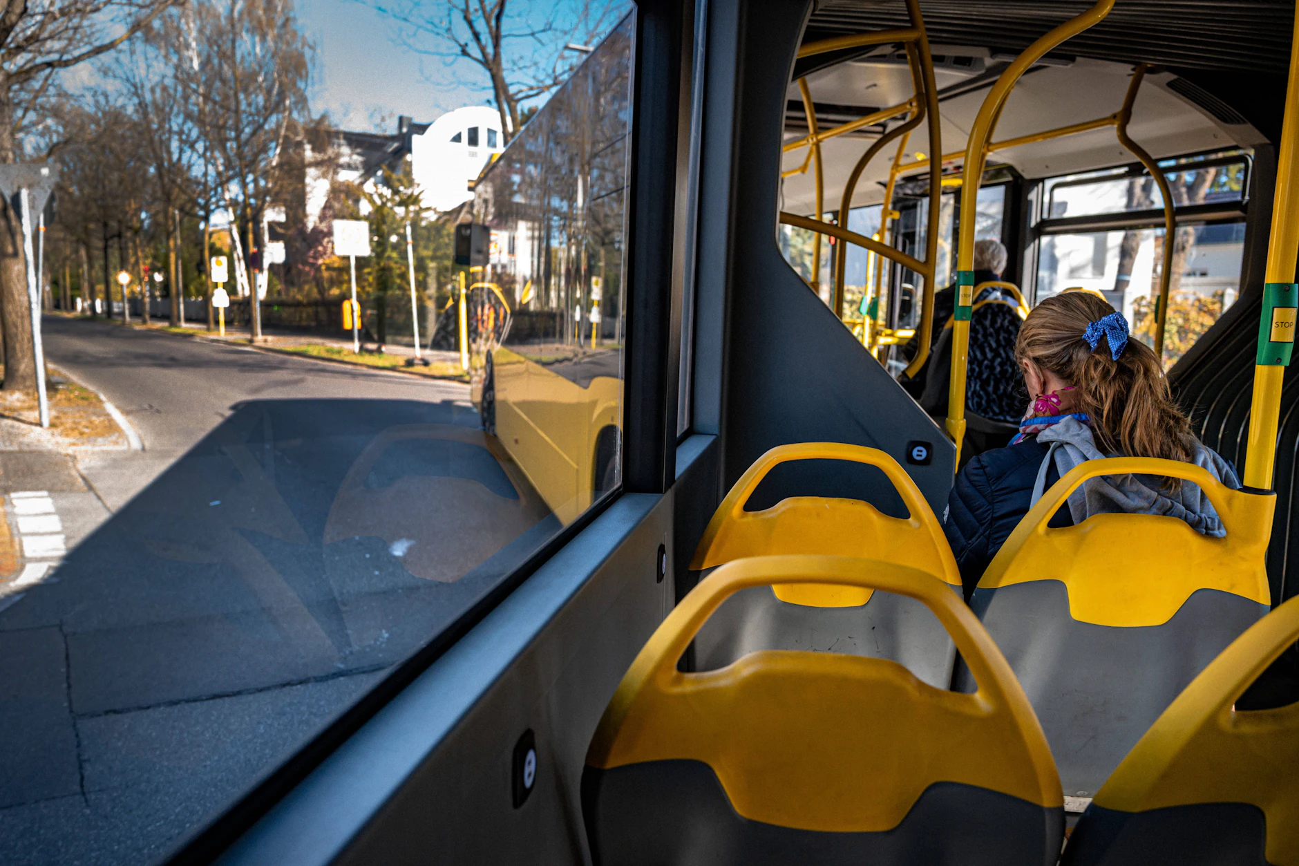 Unterwegs in einem Bus der BVG – immer wieder spannend, wie die Temperatur dieses Mal sein wird.