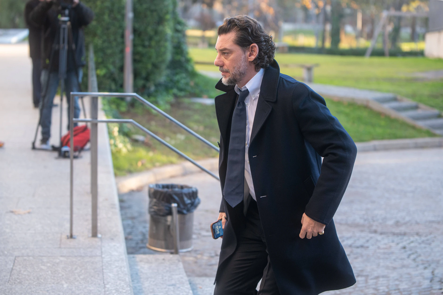 Jonathan Andic bei der Beerdigung seines Vaters im Dezember 2024 – jetzt wurde er wegen Mordverdachts festgenommen.
