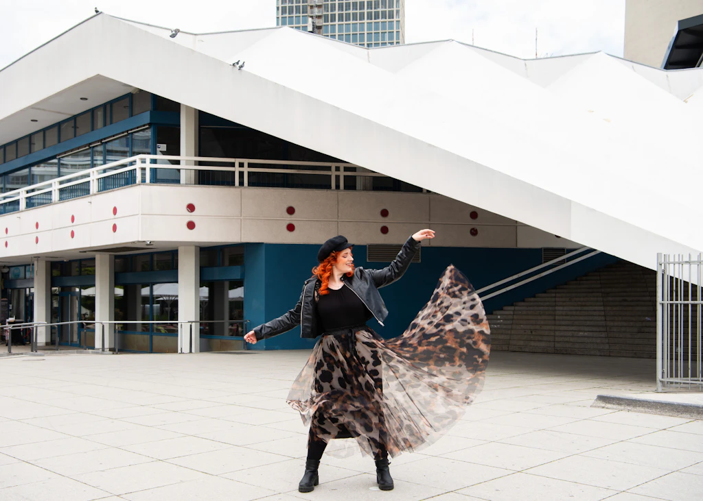 Julia Vieregge bei unserem Treffen am Alexanderplatz