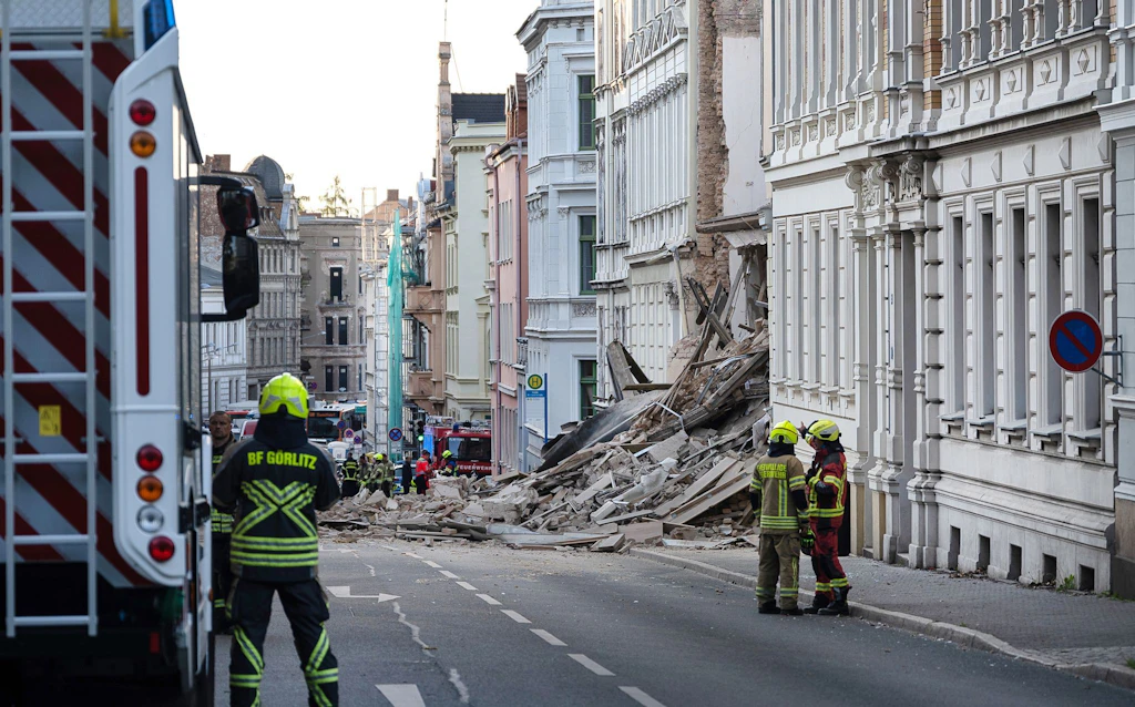 Haus in Görlitz eingestürzt: Drei Menschen weiterhin vermisst