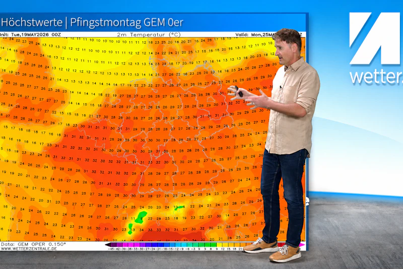 34‑Grad‑Pfingsten! Und El Niño sorgt für die nächste Wetter‑Wende