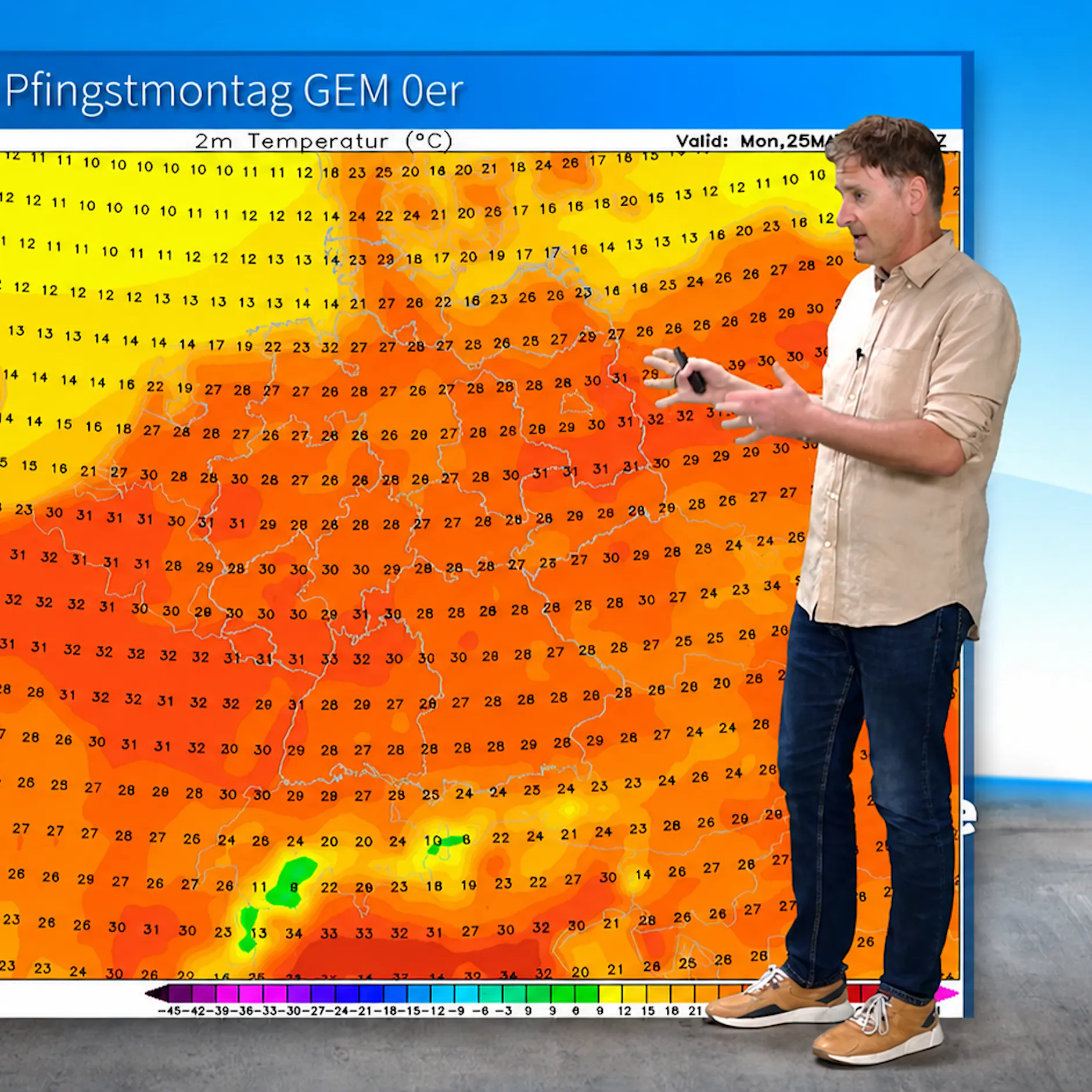 34‑Grad‑Pfingsten! Und El Niño sorgt für die nächste Wetter‑Wende
