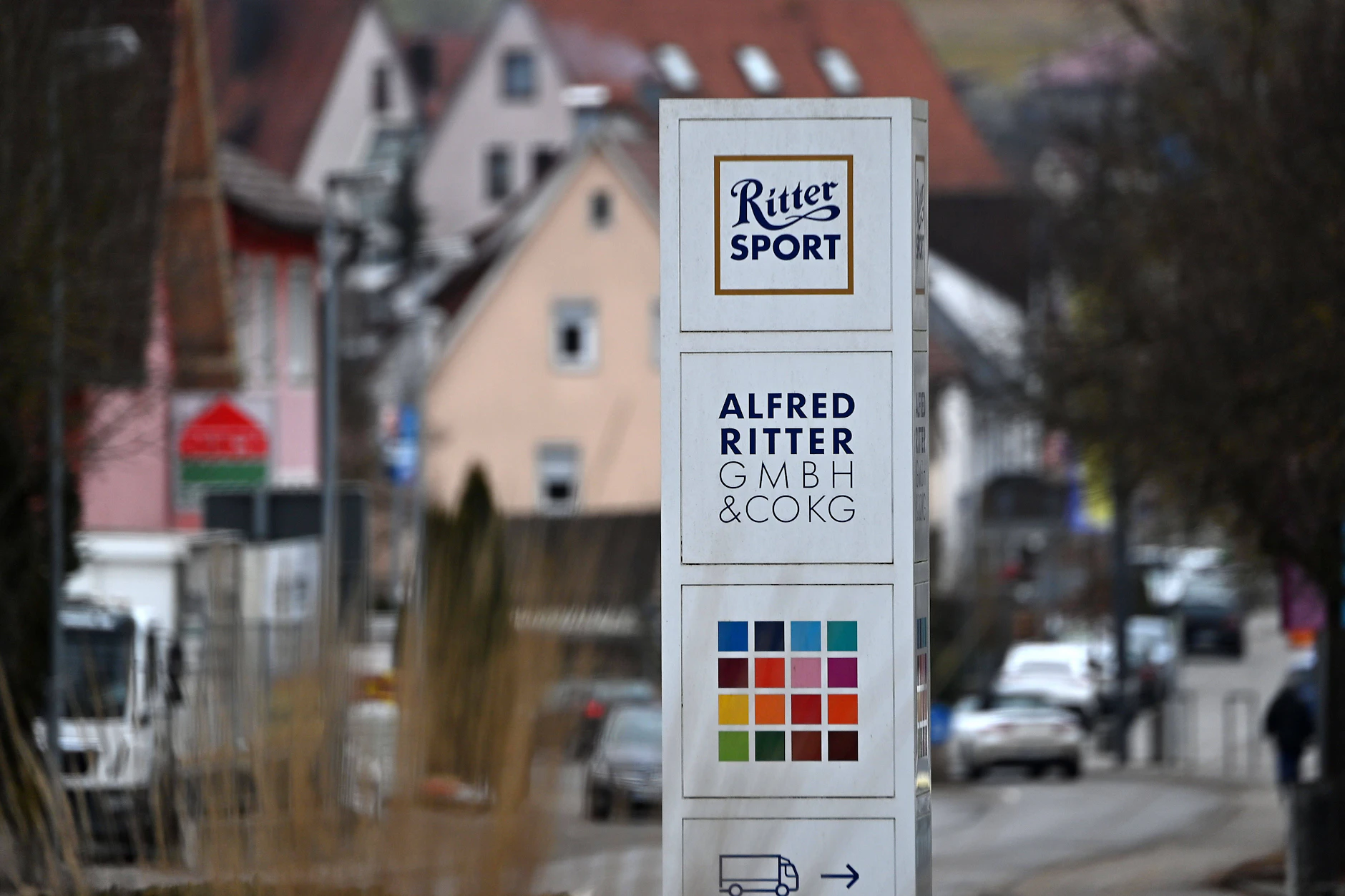 Das Ritter-Sport-Werk in Waldenbuch.