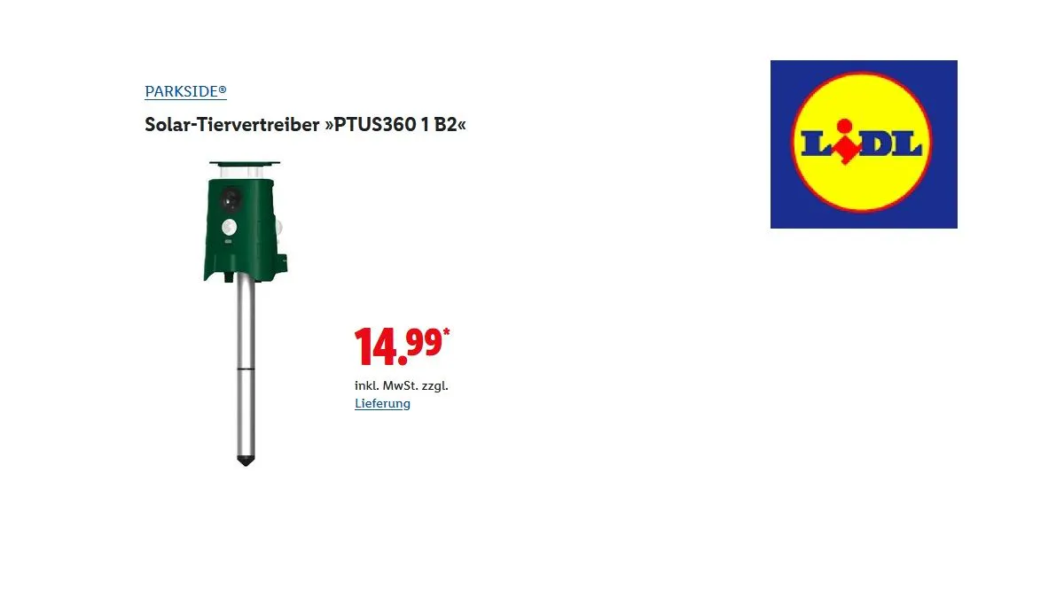 Solar Tiervertreiber