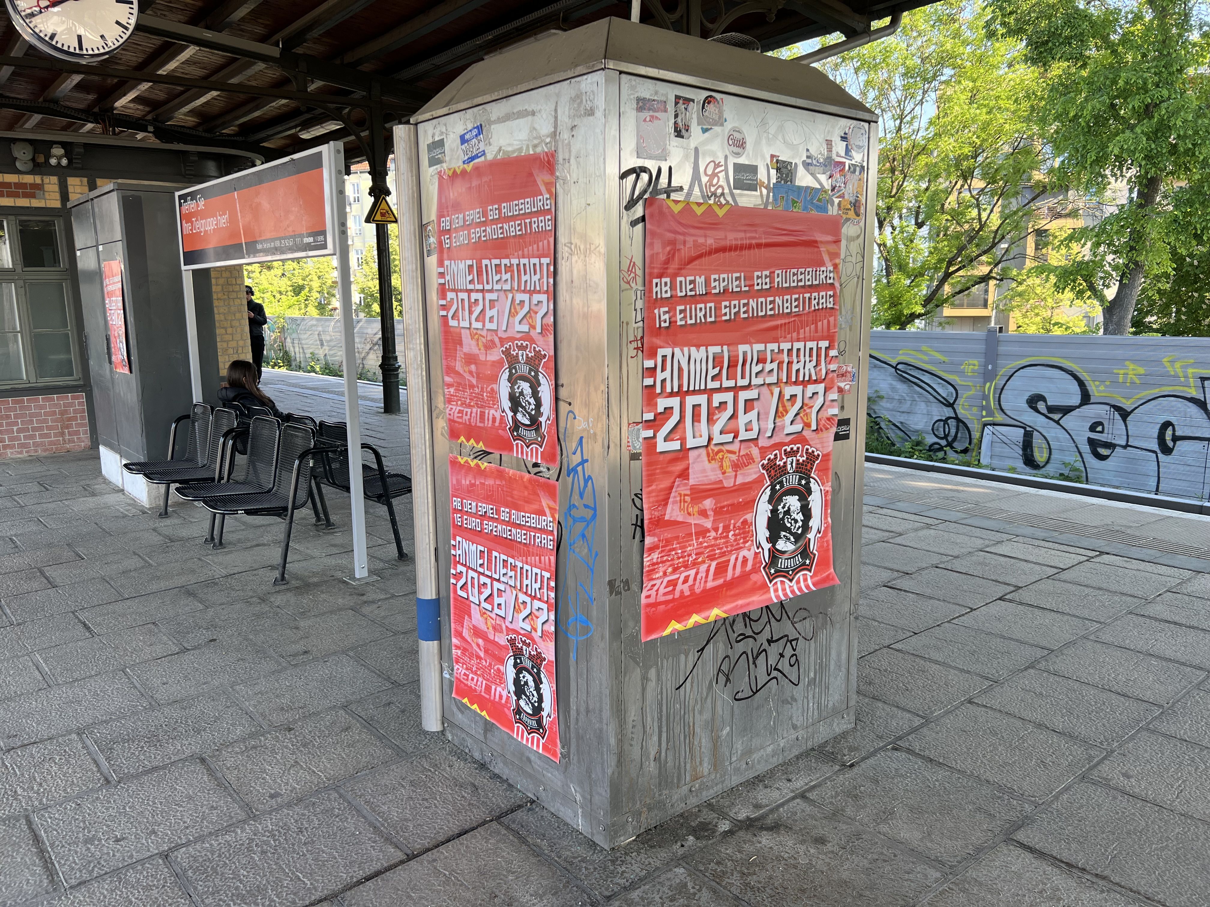 Bahn spricht Klartext: Unions Ultra-Plakate sind Vandalismus
