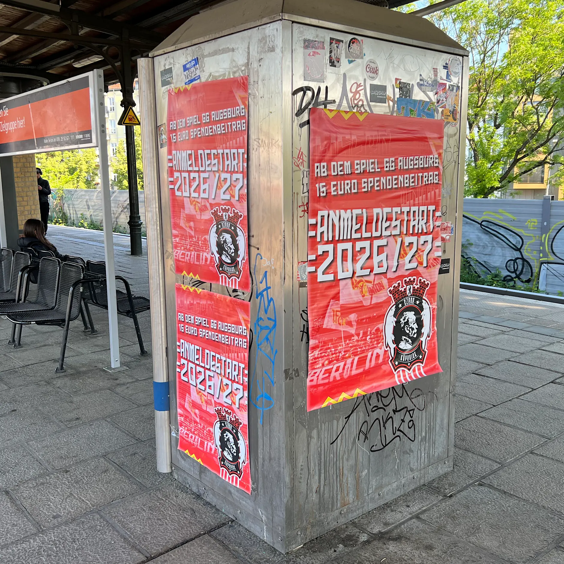 Bahn spricht Klartext: Unions Ultra-Plakate sind Vandalismus