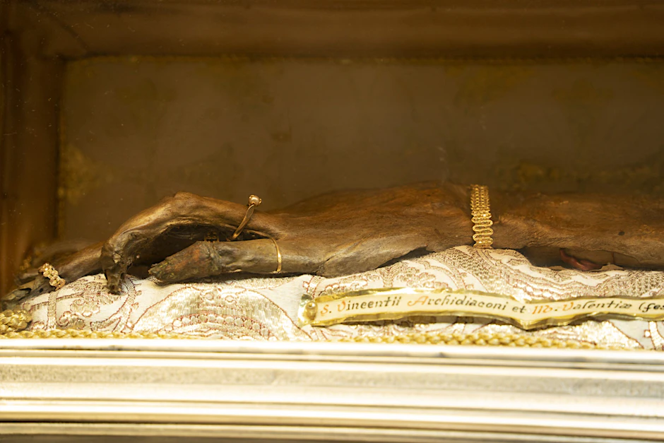 Reliquie des heiligen Vinzenz in Valencia: Der Märtyrer gilt als Schutzpatron der Stadt.
