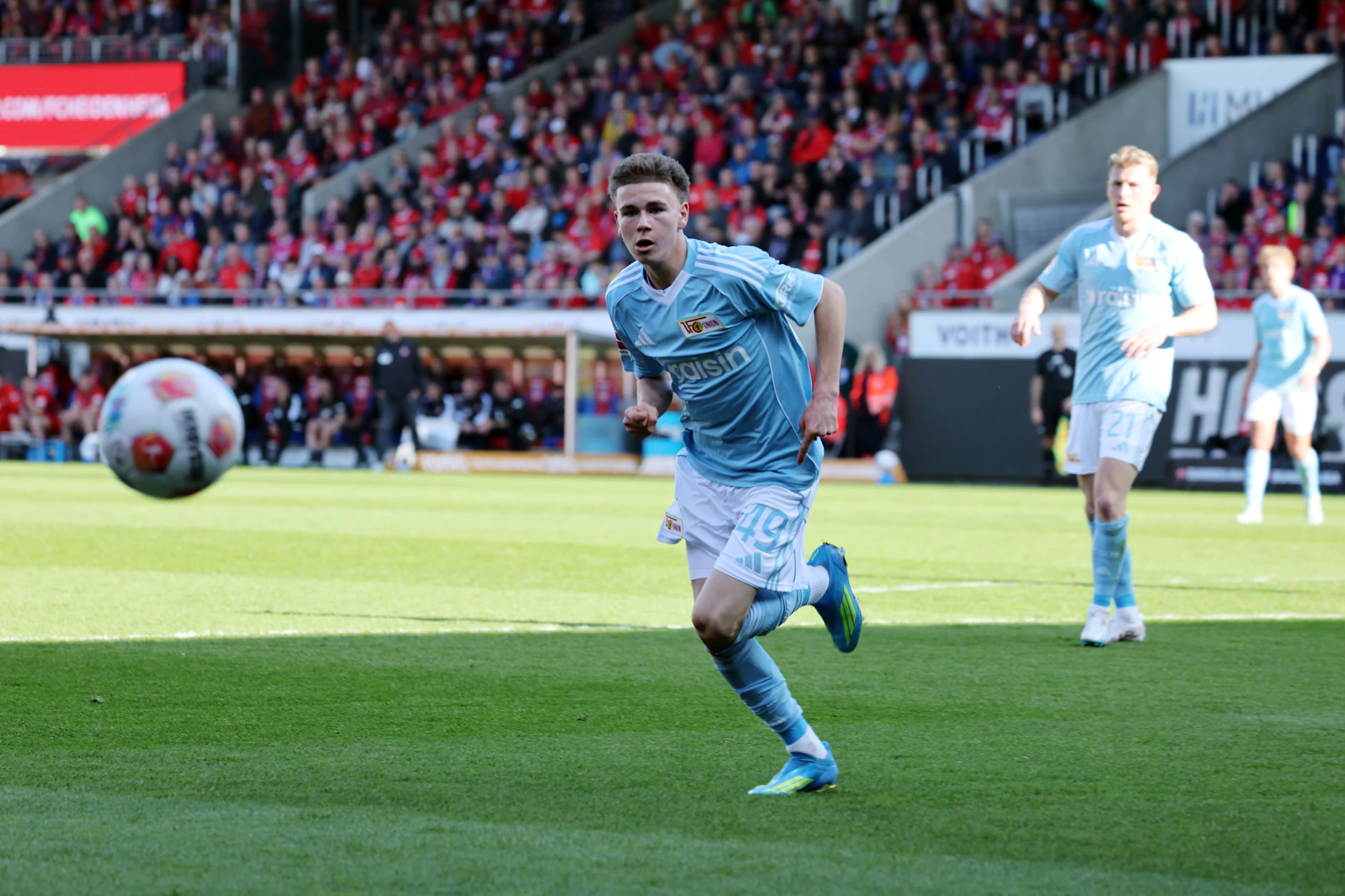 Großes Talent beim 1. FC Union Berlin: An Linus Güther lief das Spiel bei seinem Profidebüt in Heidenheim komplett an ihm vorbei.