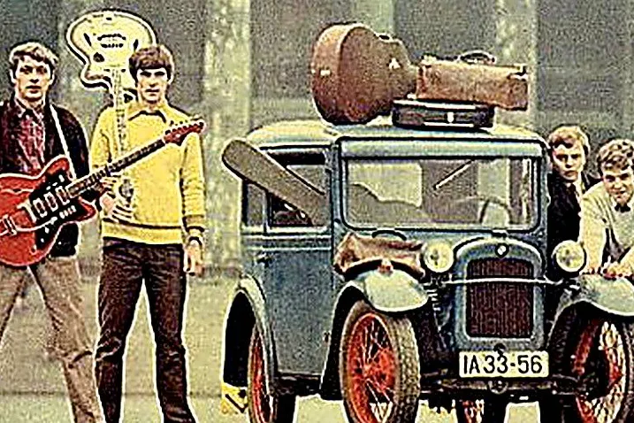 Thomas Natschinski und seine Gruppe (Team 4): Das waren die Beatles der DDR. Ingo Koster ist der Zweite von links.