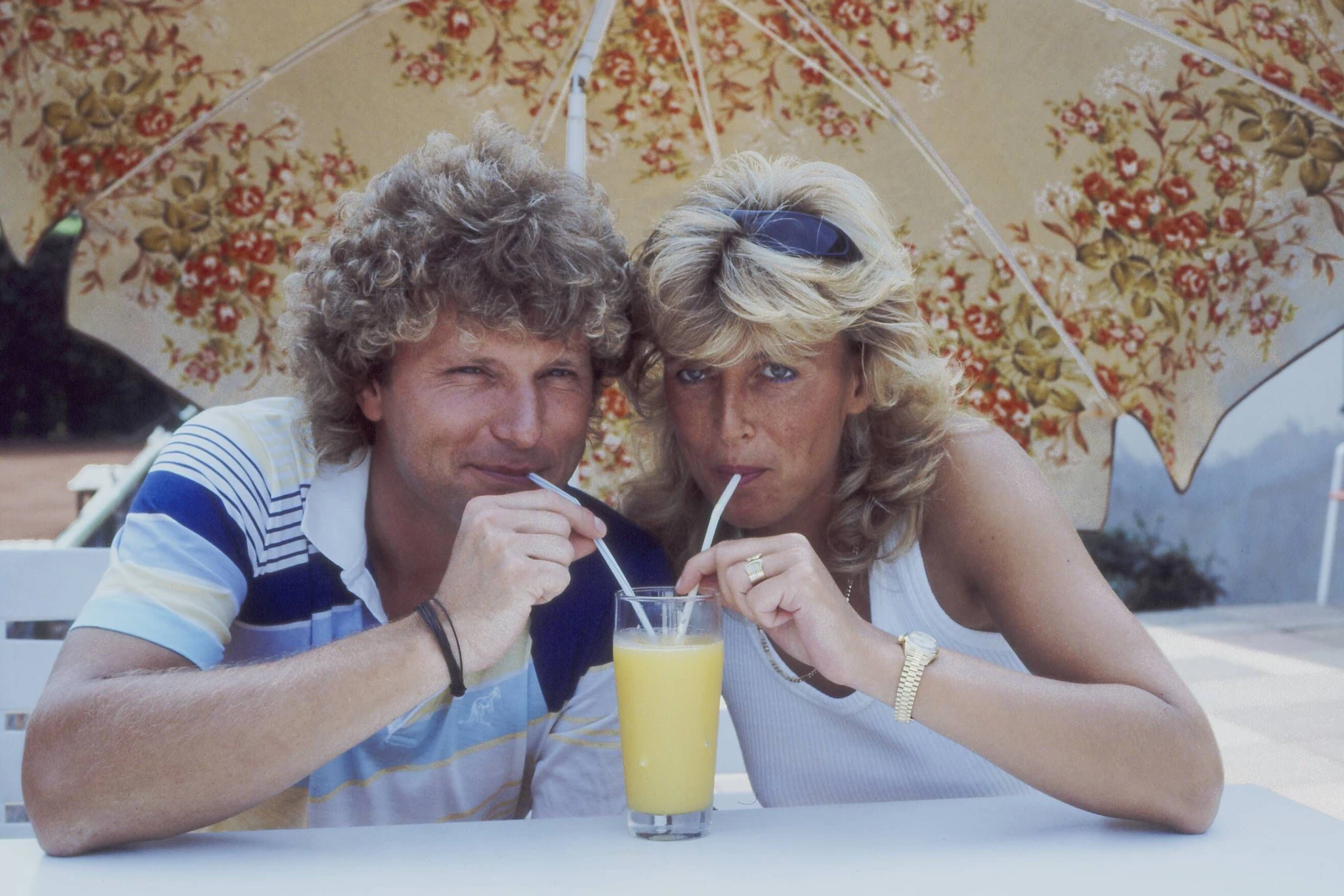 Bernhard Brink und seine Ute: Sie kennen sich seit 46 Jahren, haben 1987 geheiratet. Das Foto entstand zwei Jahre vor ihrer Hochzeit.