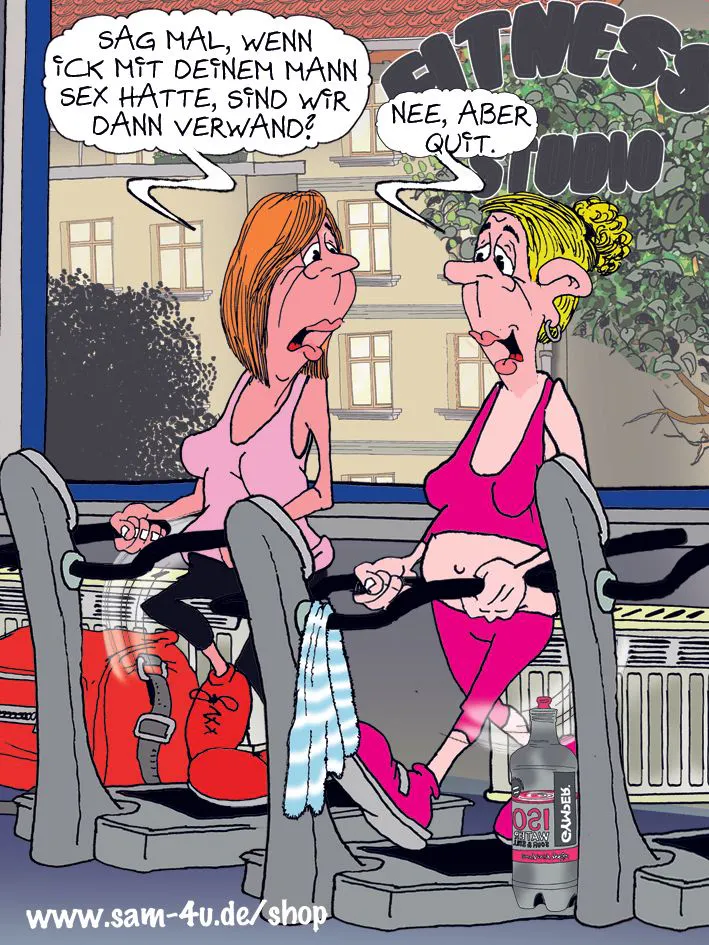Der Cartoon des Tages kommt täglich aus dem Atelier von Zeichner Sam Paff aus Berlin. Er fängt den Berliner Humor in seinen Zeichnungen hervorragend ein.
