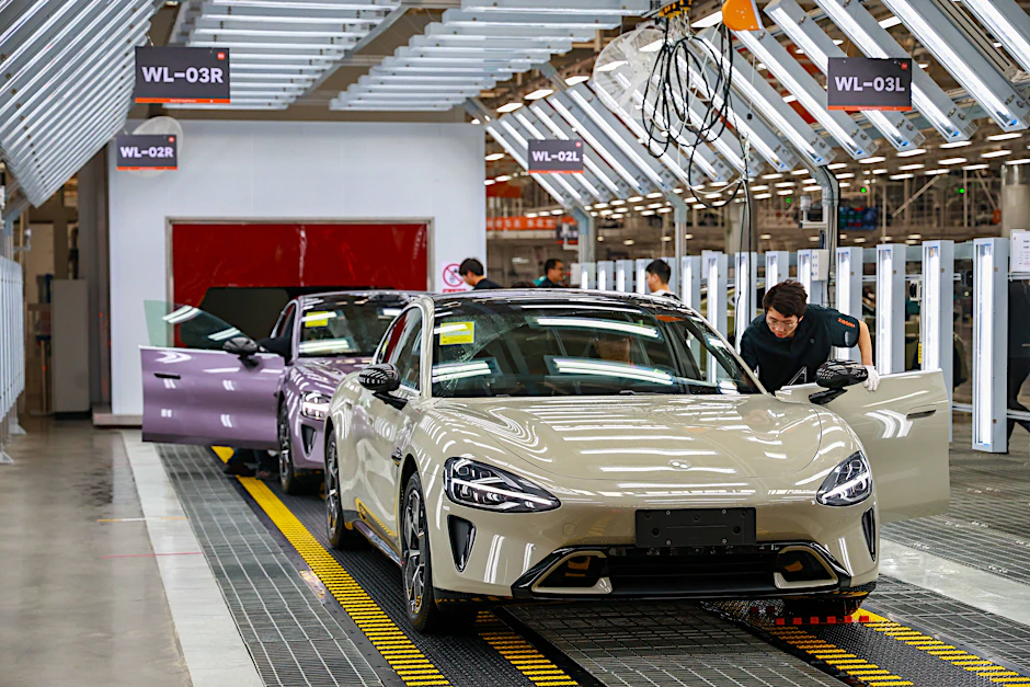 Chinesische Autobauer wie Xiaomi und Xpeng drängen immer mehr auf den europäischen und deutschen Markt.