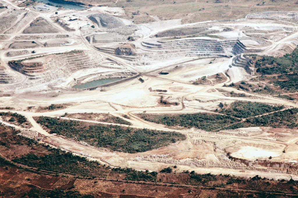 Kobalt-Mine in Luswishi im Kongo.