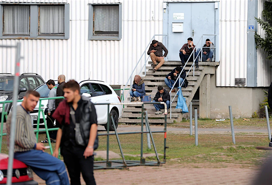 Aufnahme der Flüchtlingsunterkunft Suhl Friedberg am 06.11.2015. Die Einrichtung soll zum 30. November 2026 geschlossen werden.
