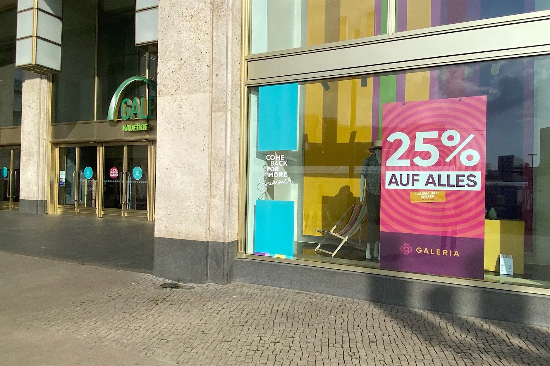 Galeria Kaufhof am Alexamderplatz: 25 Prozent Rabatt für die Rettung