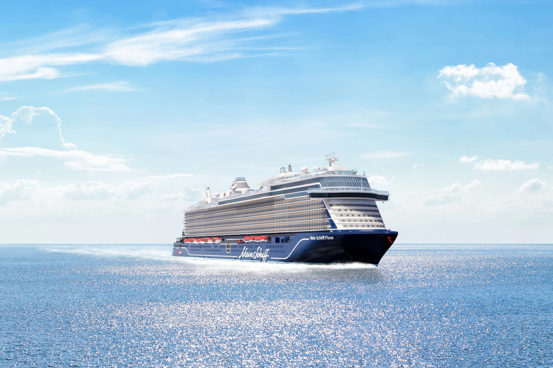 Die „Mein Schiff Flow“ wird im Juni mit Rea Garvey zur Tauffahrt nach Palma de Mallorca aufbrechen.