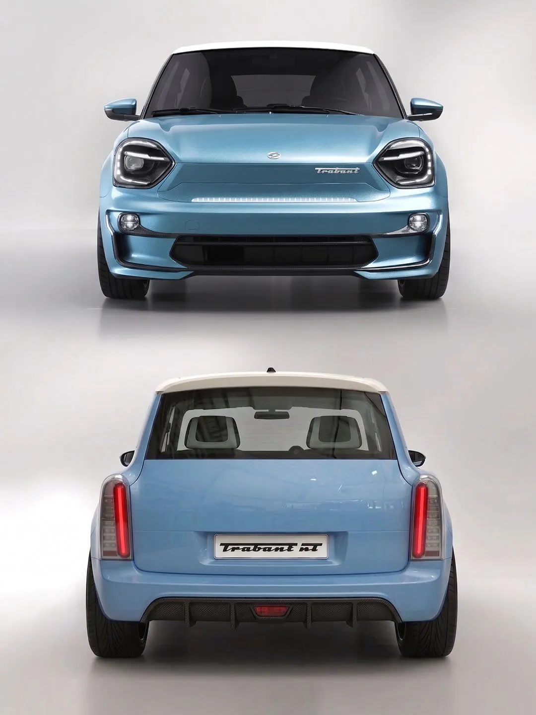 Der neue Trabant als E-Auto. Der Entwurf ist da, das Auto muss nur noch gebaut werden.