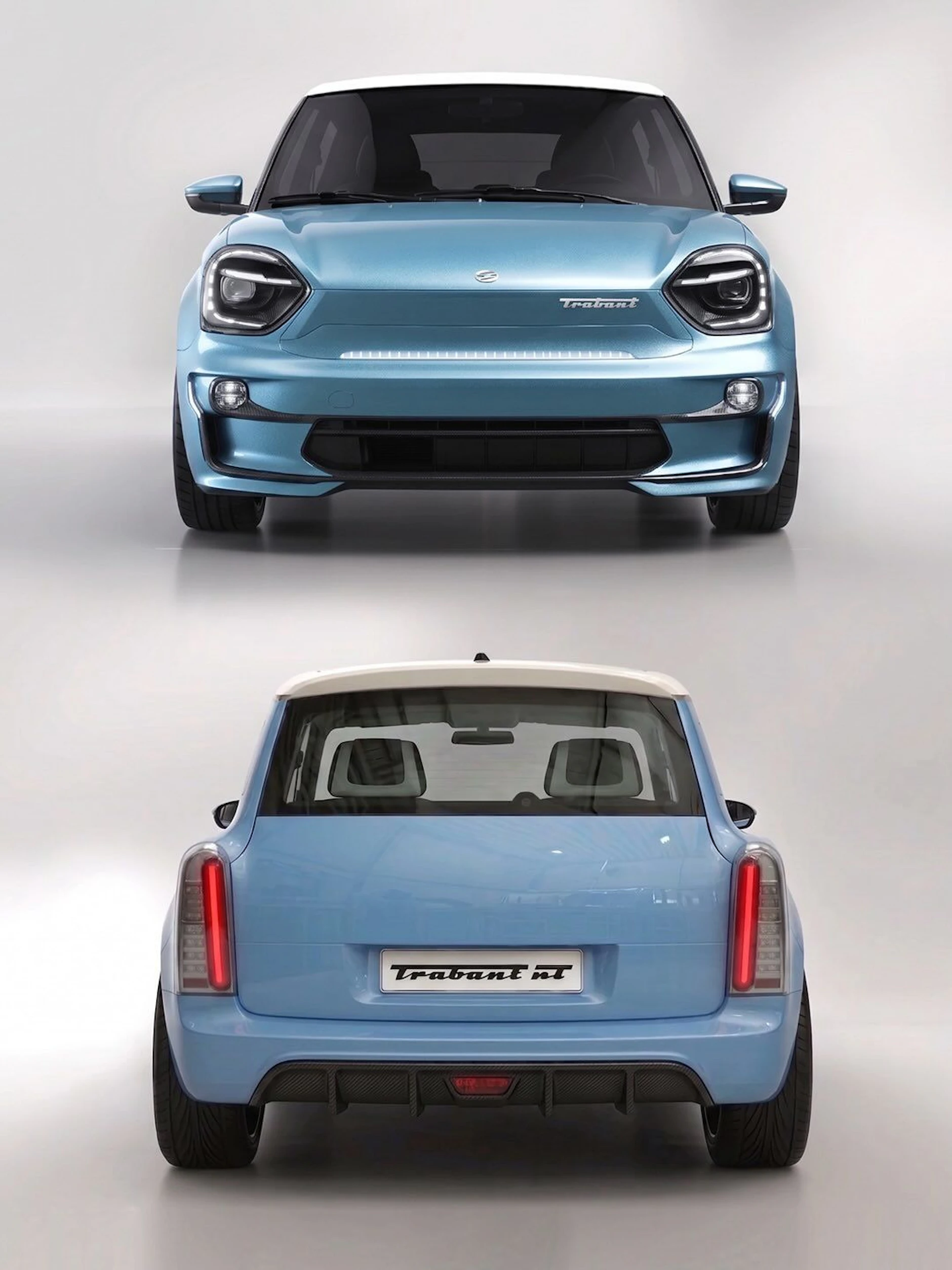Der neue Trabant als E-Auto. Der Entwurf ist da, das Auto muss nur noch gebaut werden.