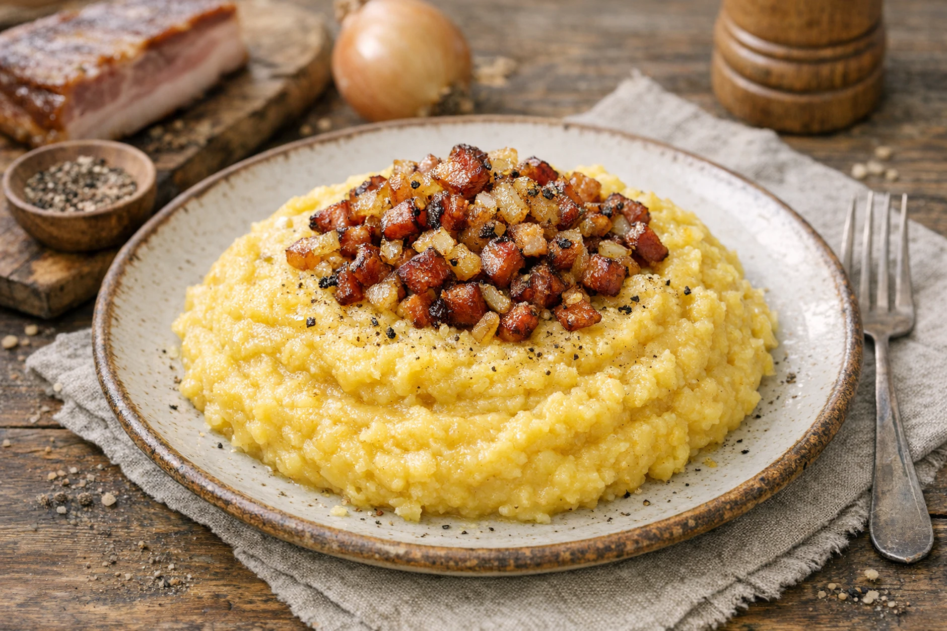 Leckeres Erbspüree à la Kurt Drummer: Dieses leckere Rezept können Sie nicht nur als Beilage zubereiten.