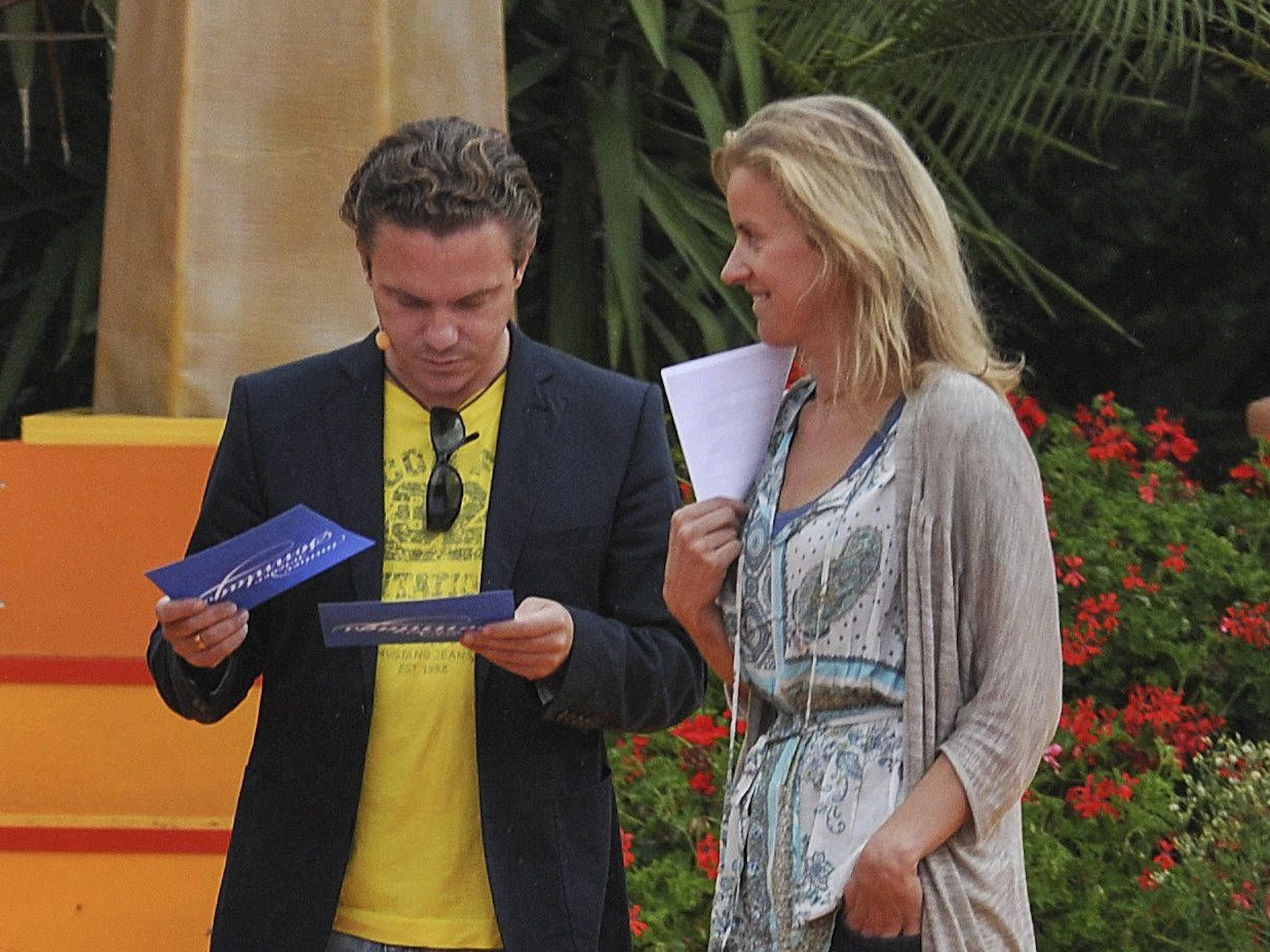 In seiner Sendung „Immer wieder sonntags“: Mit der Produktionsassistentin Susanne Schmidt war Mross von 2013 bis 2016 verheiratet.
