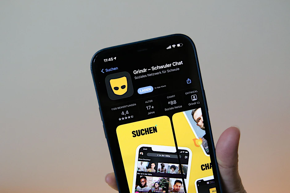 Die Dating-App Grindr ist eine der größten Dating-Apps für queere Menschen weltweit.