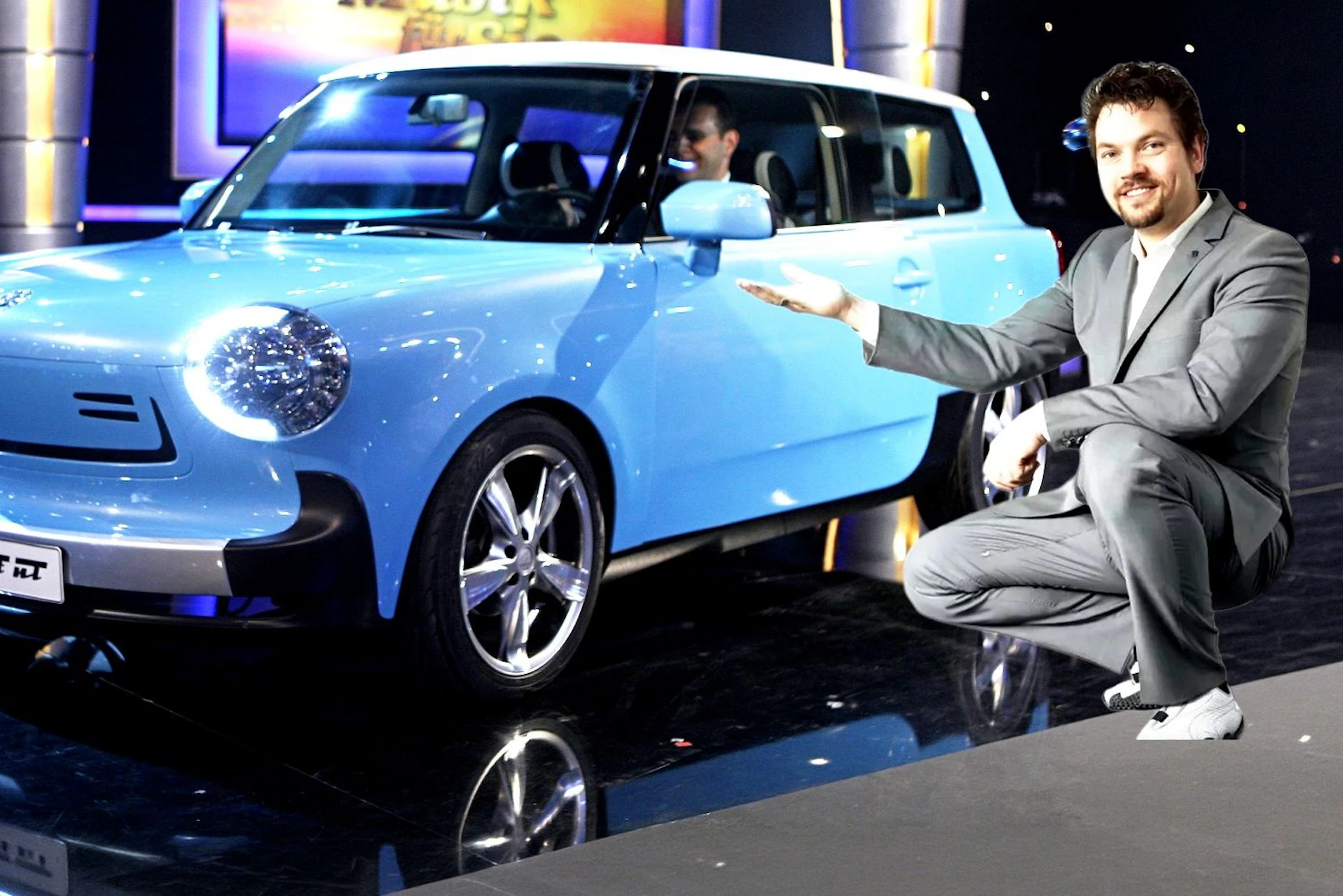 Seine Idee vom neuen Trabi wird wieder aufgefrischt. Designer Nils Poschwatta will den E-Trabi selber bauen, wenn sich starke Partner finden.