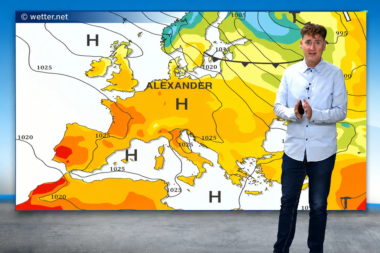 Die Hitze bleibt Deutschland noch eine Weile erhalten: Ein Heat Dome hält die warmen Temperaturen fest. Auch die komplette kommende Woche werden wir deshalb ordentlich schwitzen.