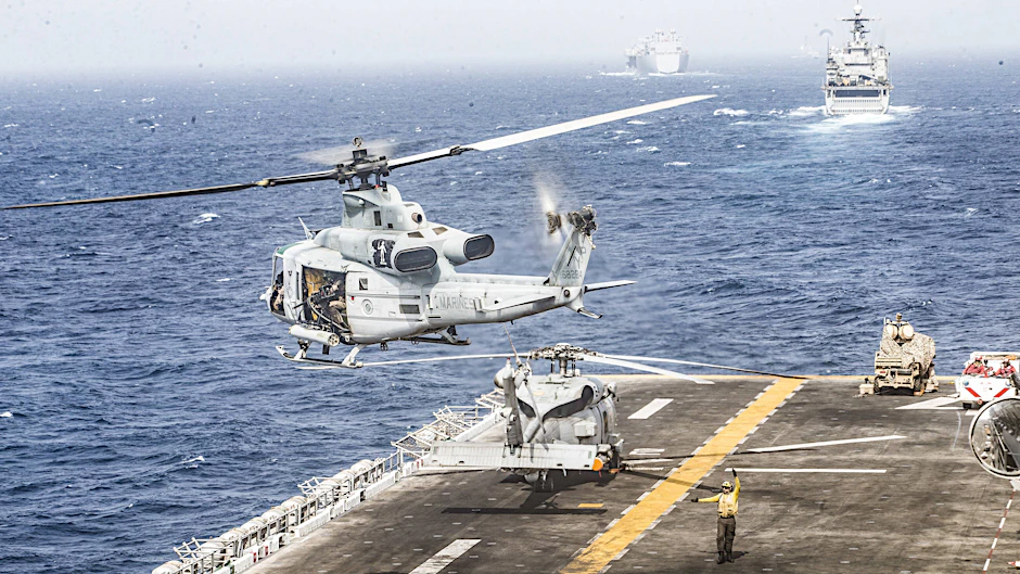 US-Marineeinheiten in der Straße von Hormus: Die strategisch wichtige Meerenge wurde zum Zentrum internationaler Spannungen.
