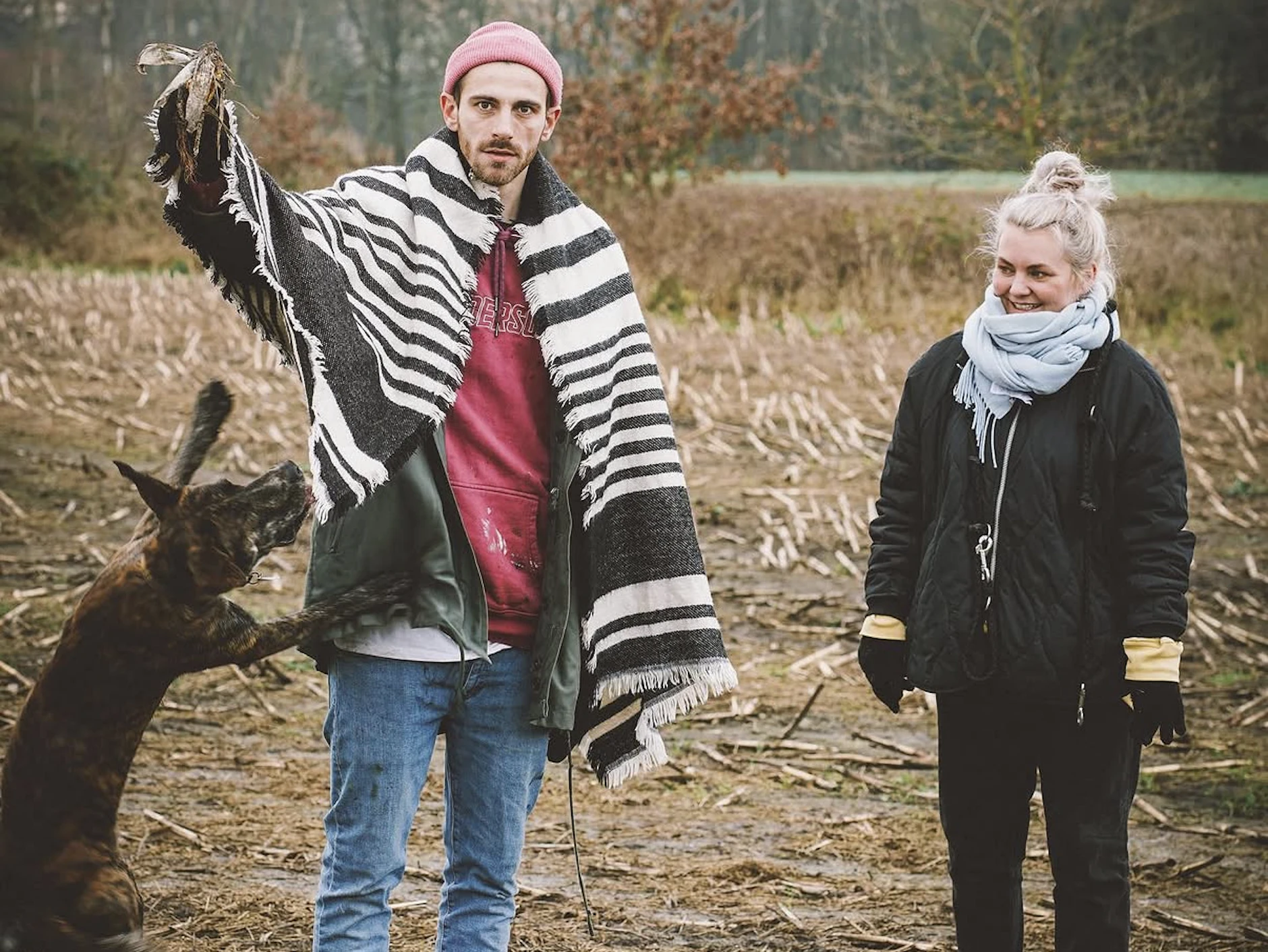 Anfang 2021 war bei Fynn, Franzi und dem gemeinsamen Hund Giuseppe noch heile Welt.