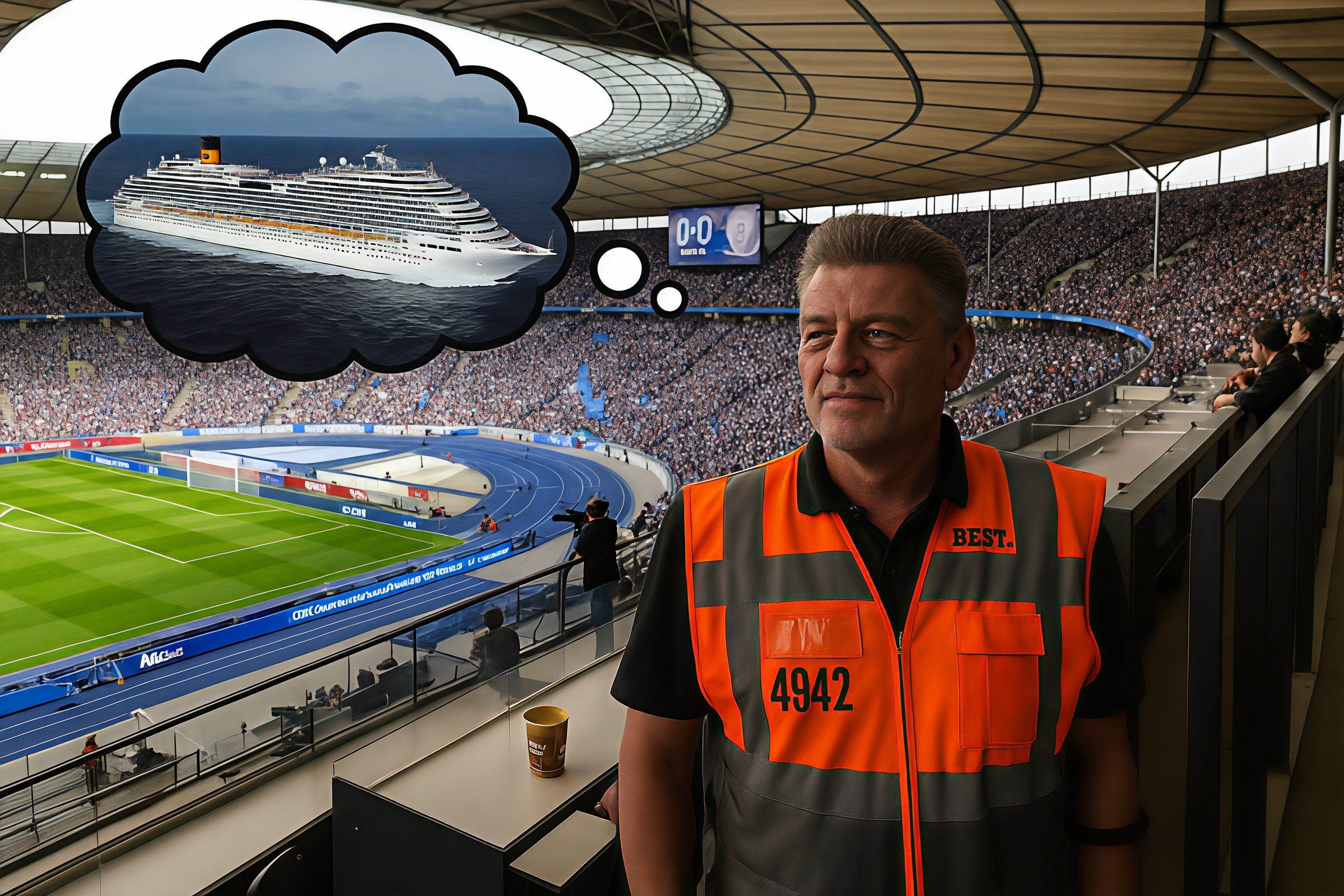 Mega-Plan! Hertha-Ordner spart sein Geld für eine Weltreise