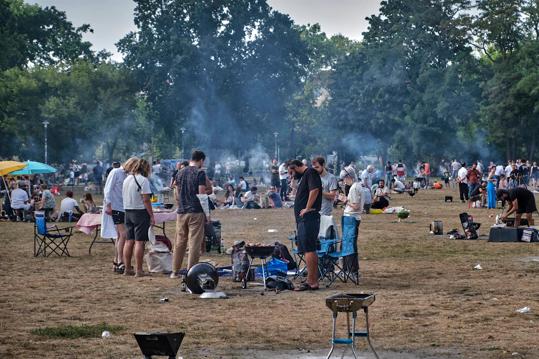 „Komplette Eskalation“: Anwohner wollen Grillplatz in Friedrichshain schließen