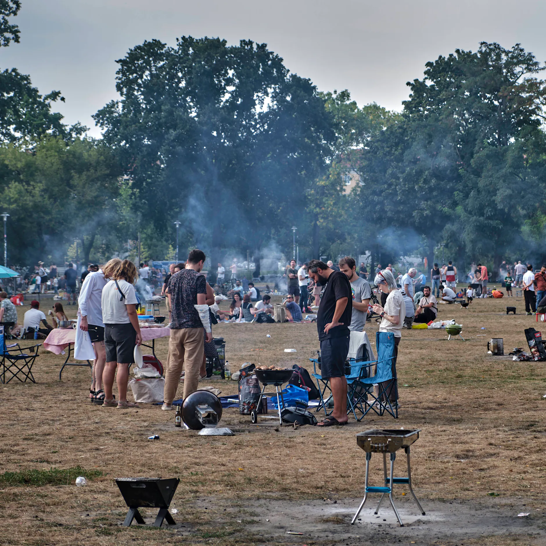 „Komplette Eskalation“: Anwohner wollen Grillplatz in Friedrichshain schließen