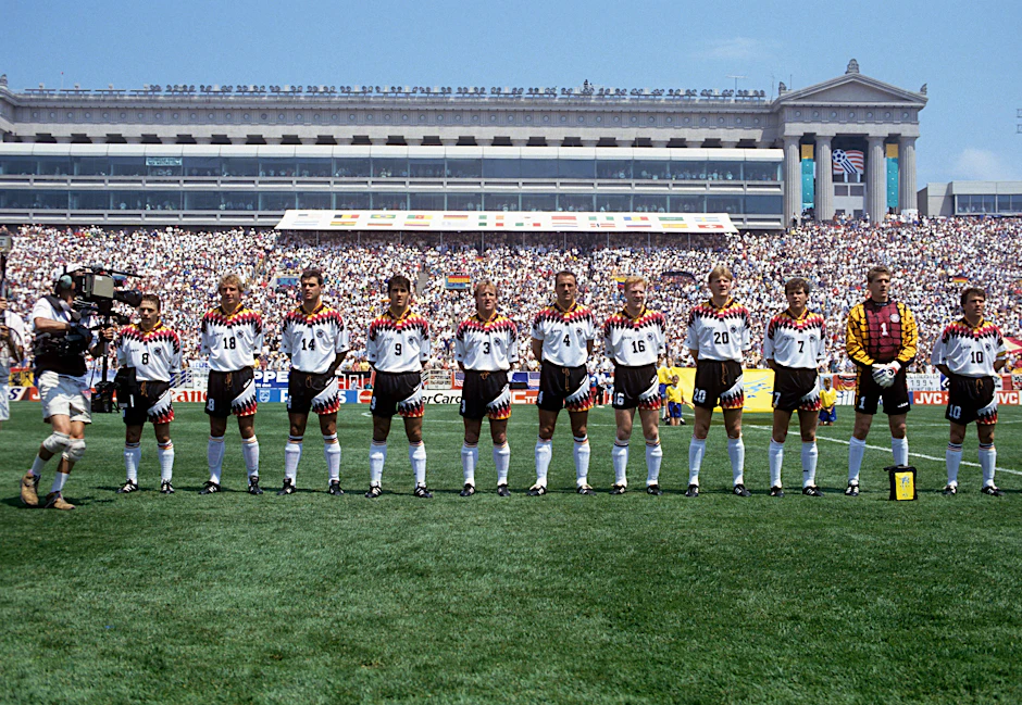 Rausgeflogen gegen Bulgarien: die deutsche Elf bei der WM 1994.