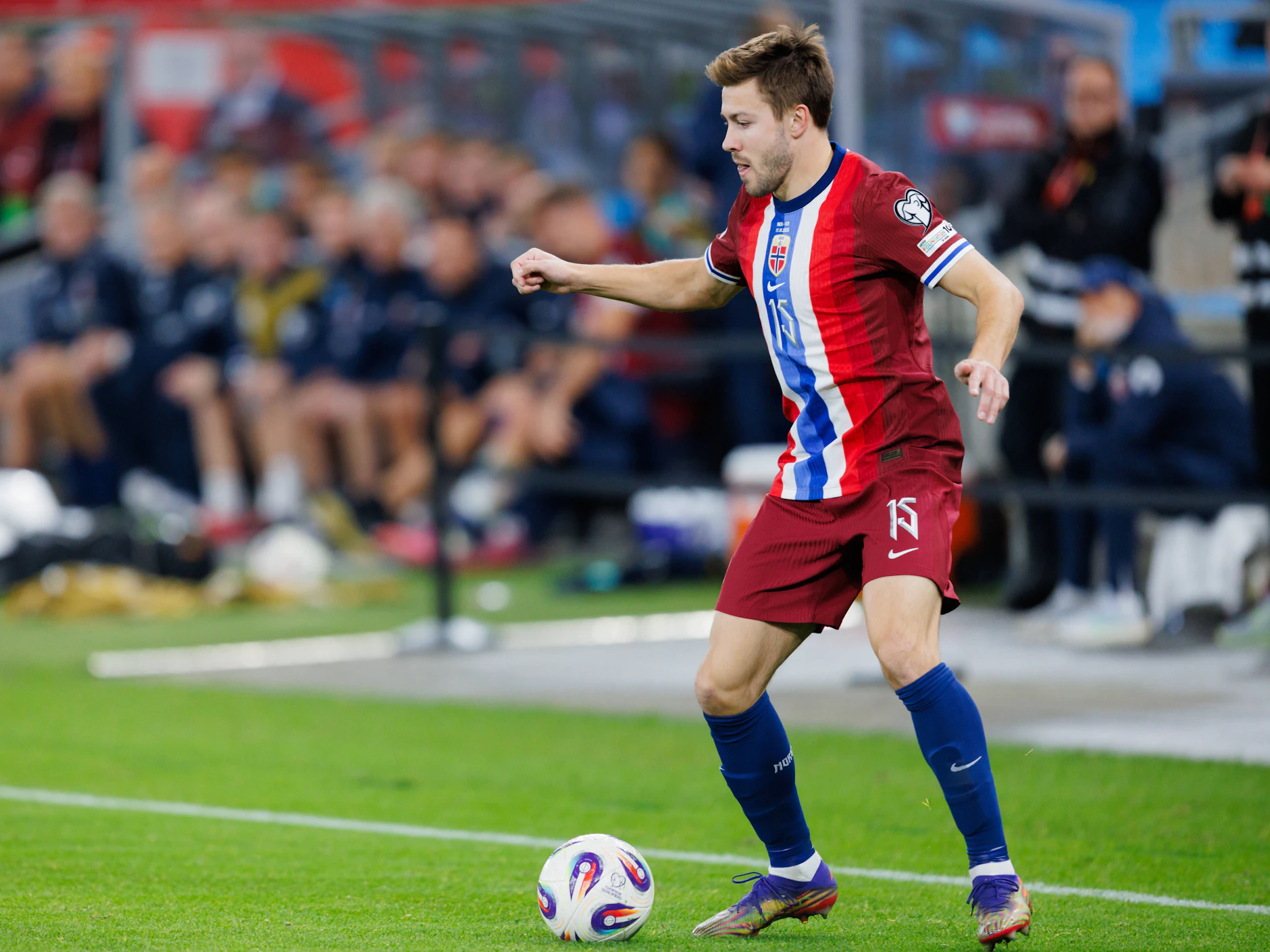 Bei Hertha BSC wurde Fredrik Björkan nie glücklich. Jetzt ist er bei der WM mit Norwegen dabei.