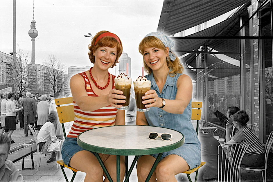 In der Mokka-Milch-Eisbar wurde besonders gern Eiskaffee geschlürft. Doch wie wurde er zubereitet? DAs verrät ein Leitfaden aus dem Ministerium für Handel und Versorgung der DDR.