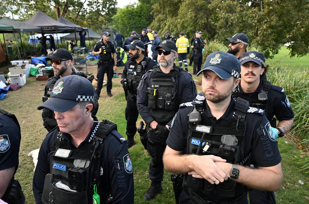 Protest gegen Olympia-Stadion: Polizei räumt Camp in Brisbane
