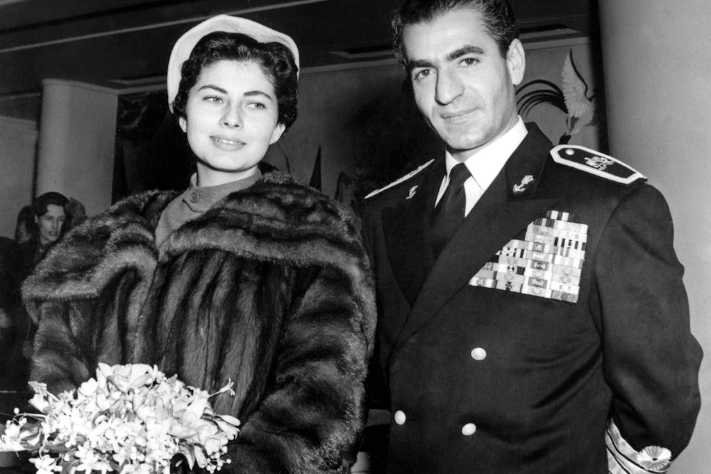 Der Schah mit Prinzessin Soraya