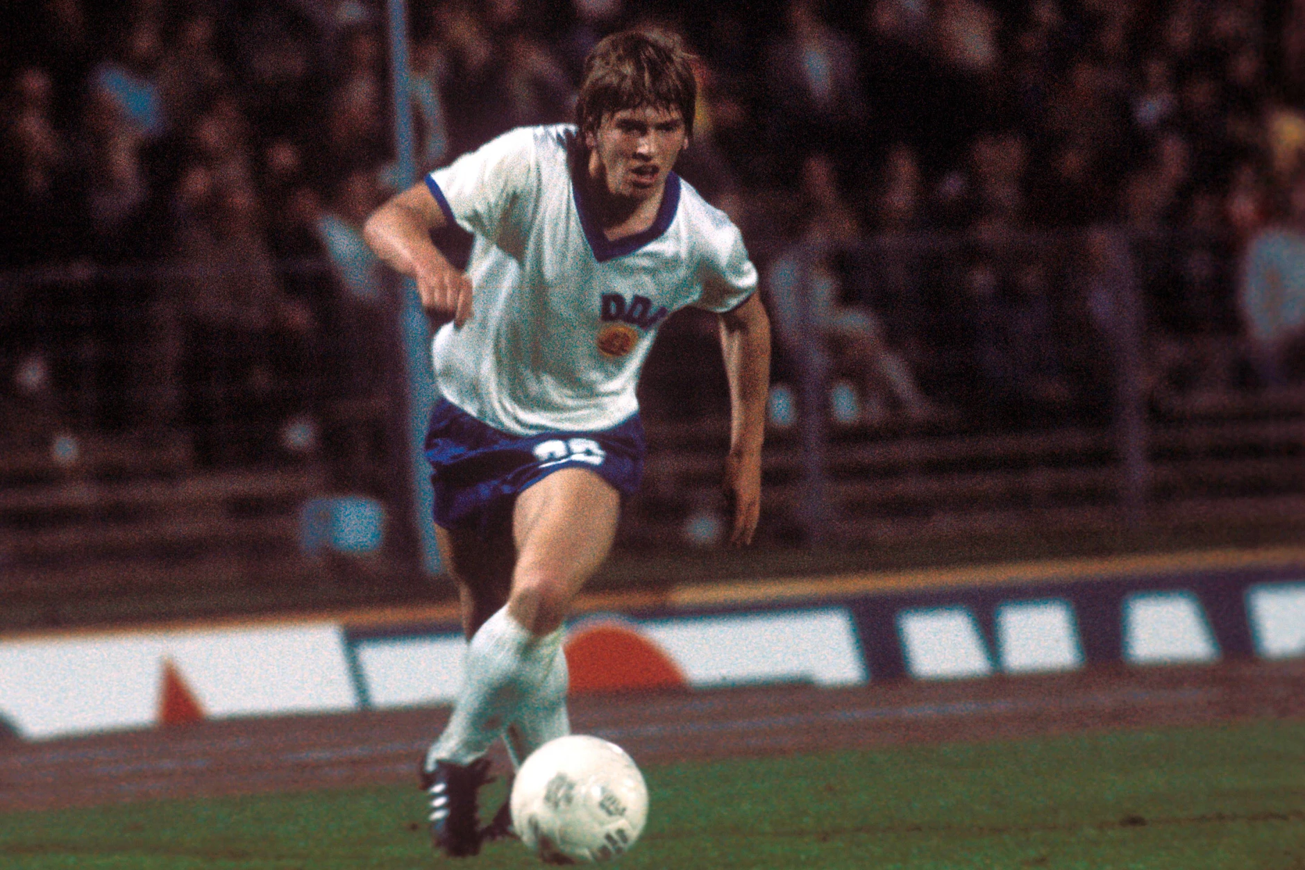 Martin Hoffmann ist mit seinen 19 Jahren der jüngste Spieler der DDR-Auswahl bei der WM 1974.