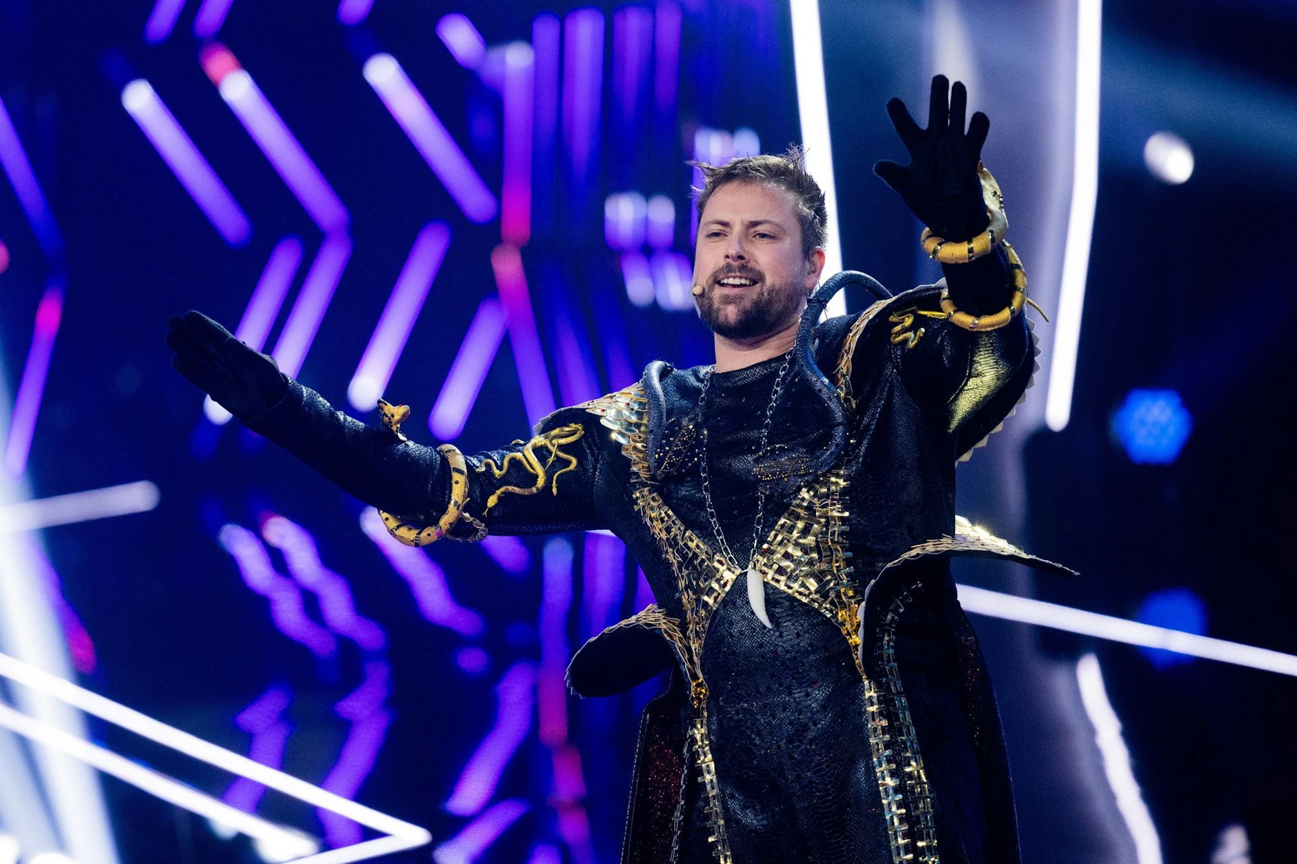 Im Jahr 2022 ging Felix von Jascheroff als Schlange in „The Masked Singer“ an den Start.