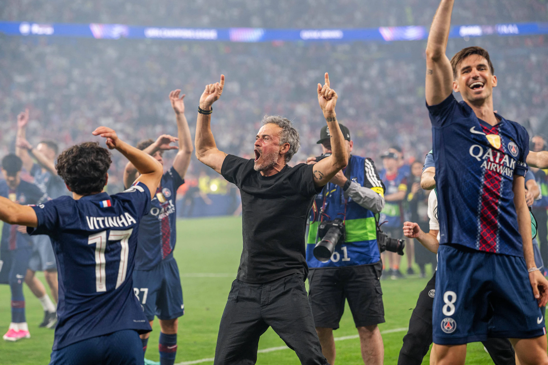 Samstagabend hatten die Franzosen Grund zu feiern: Paris Saint-Germain gewann die Champions League zum zweiten Mal in Folge.