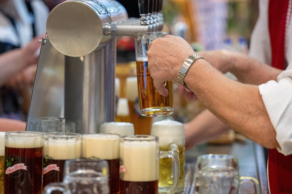 99 Prozent des angebauten Hopfens werden für die Bierherstellung verwendet.