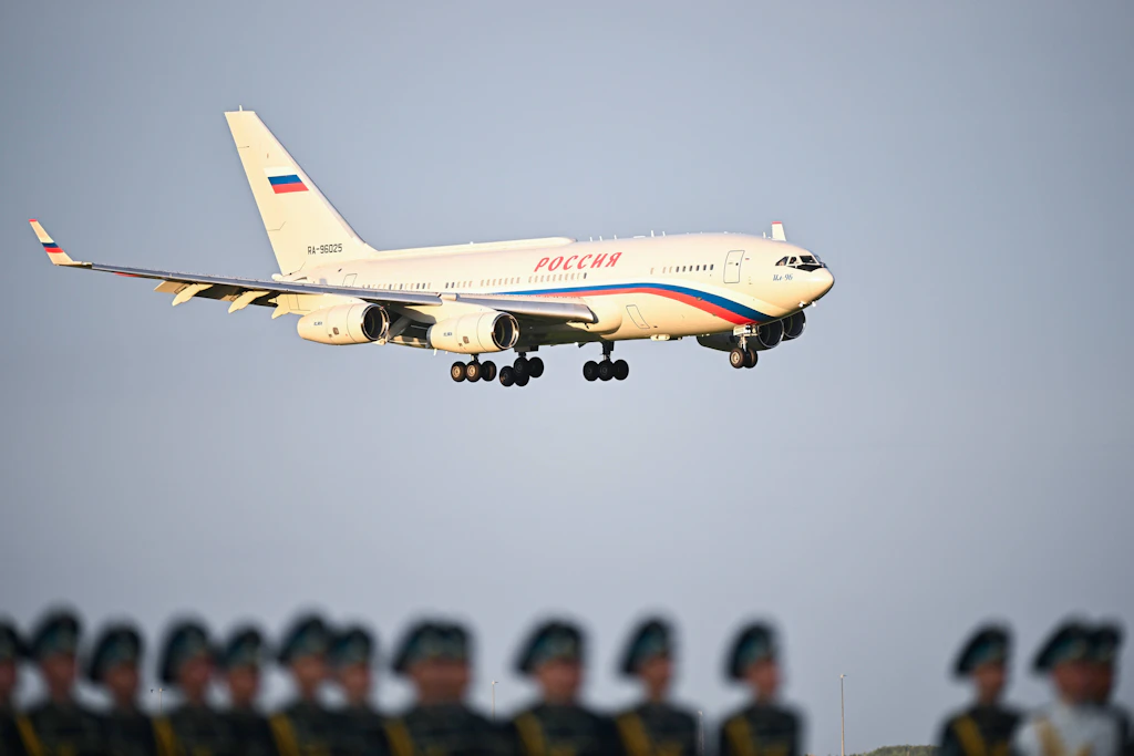 Eine russische Regierungsmaschine vom Typ Ilyushin Il-96-300 (Symbolbild).