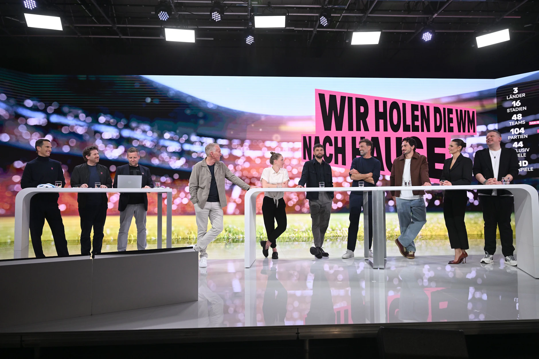 Die Deutsche Telekom übertragt alle 104 Spiele der WM. 44 davon gibt es exklusiv nur bei Magenta TV zu sehen.